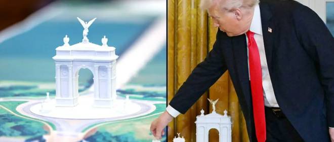 «Грандиознее парижской»: Трамп хочет построить лучшую триумфальную арку в мире