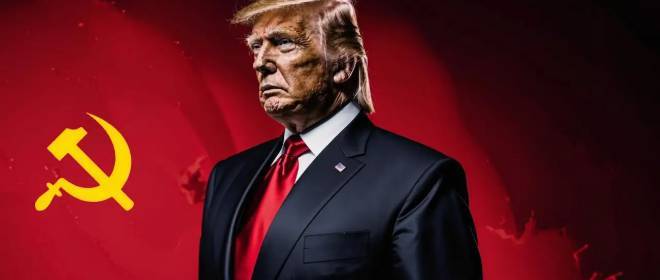 Экс-президент России написал о «серпе и молоте» Трампа и о том, что он достоин награды за доблестный труд в день Первомая