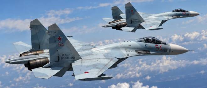 Российские Су-27 прогнали три британских самолёта-шпиона от границ РФ