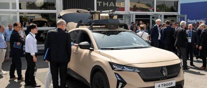 Военная аппаратура на гражданской машине: проект 4 Troop от Renault и Thales