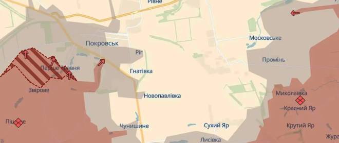 На картах противника «серая зона» заняла практически весь Покровск