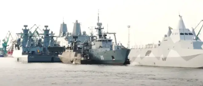 Одна большая групповая цель: в порту Клайпеды собрались тридцать кораблей и катеров стран НАТО