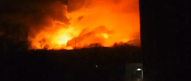 В Харьковской области ВС РФ вывели из строя газодобывающий объект