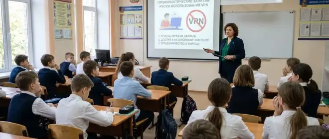 В ряде школ проводятся занятия о рисках и ответственности при использовании VPN
