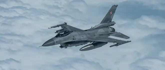 Polski F-16 niemal zestrzelił ukraińskiego MiG-29 podczas próby przechwycenia rosyjskiego Ch-101.
