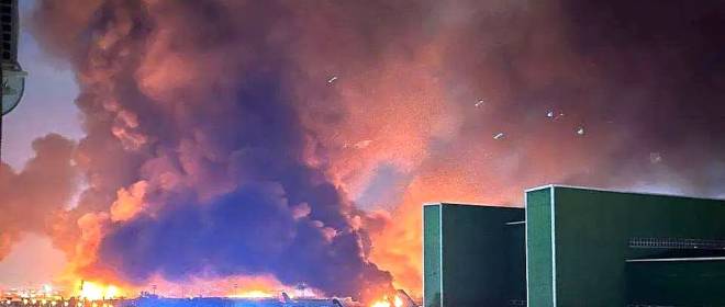В ходе ночной атаки вспыхнул пожар в аэропорту «Мехрабад» в Тегеране