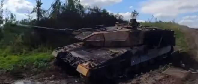 Des images de la destruction d'un autre char Leopard 2A6 des Forces armées ukrainiennes à l'aide du projectile de haute précision Krasnopol ont été publiées.