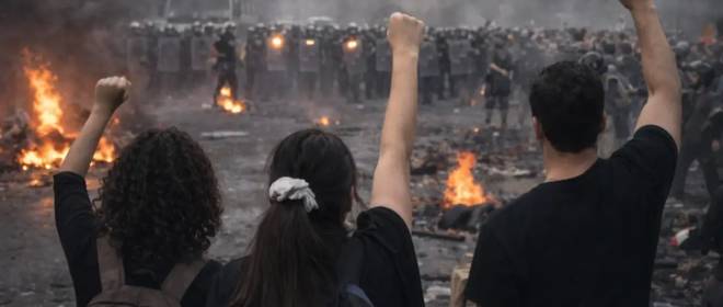 Протестующие в Иране начали сбрасывать памятники Сулеймани и рвать флаги