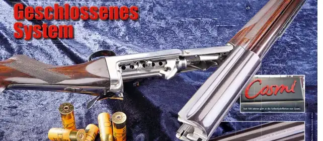 코스미 산탄총 100년 역사. 중절식, 반자동 사냥용 산탄총.