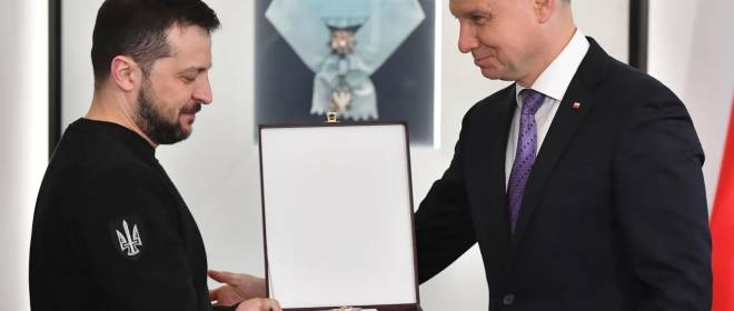 Зеленского лишили высшей награды Польши - ордена Белого орла
