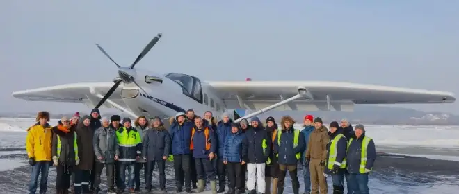 Первый штатно оснащенный российским двигателем ЛМС-901 «Байкал» поднялся в небо