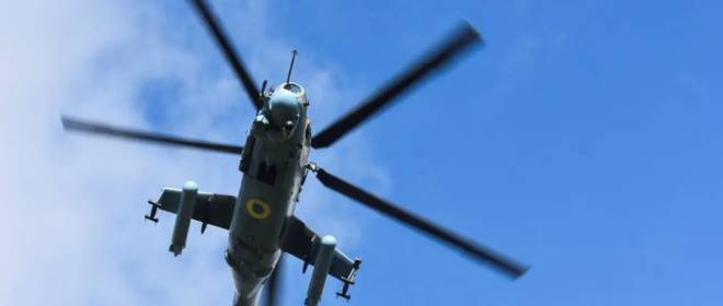 При столкновении вертолёта Ми-24 с «Геранью» ВС ВСУ потеряли 4-х лётчиков