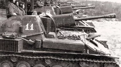 Capacités antichar des montures d'artillerie autopropulsées soviétiques de 76,2 mm