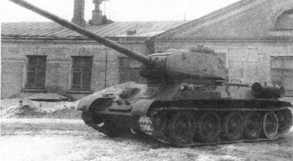 Experienced tank T-34-100