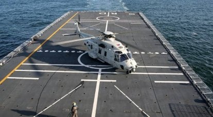 甲板直升机NH90 NFH。 北约国家的一辆车