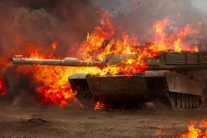 Američané potvrzují zničení tanku Abrams na Ukrajině