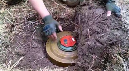 What happens if a car drives up an anti-tank mine?