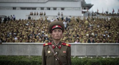 North Korean army built on the principles of "Juche" and "Songun"