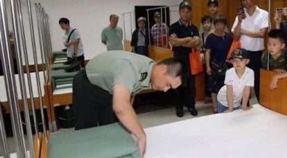 О заправке кроватей в китайской армии