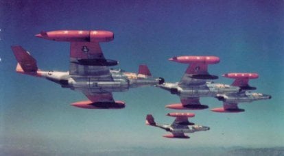 Test e applicazioni Northrop F-89 Scorpion American Fighter Interceptor (parte 2)