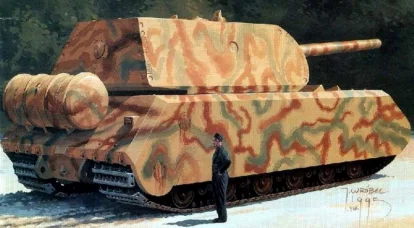 탱크 "마우스": 강력한 무기 "Panzerwaffe-46"또는 200 톤 "손잡이없는 여행 가방"