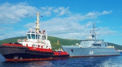 태평양 함대의 북해로를 통과 한 지뢰 찾기 "Yakov Balyaev"가 블라디보스토크에 도착했습니다.