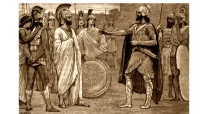Roi spartiate Agésilas II. Élève et élève de Lysandre
