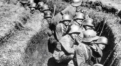 "Michael". A ofensiva de março do exército 1918 Kaiser na França. Parte do 6