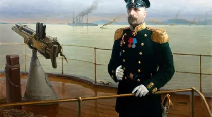 زي ضباط الأسطول الروسي خلال الحرب الروسية اليابانية
