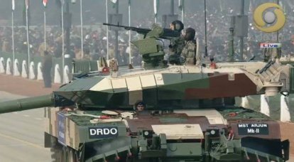 India showed the general public a new tank