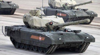 Российский танк Т-14 «Армата» обладает хорошей защитой от атак с любого направления