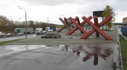 Monumento "Ricci anticarro" a Khimki - 55 anni nei ranghi