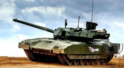 "Armata" learns to shoot: video of the shooting of the newest tank
