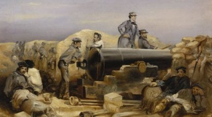 Progreso de la artillería durante la guerra de Crimea.