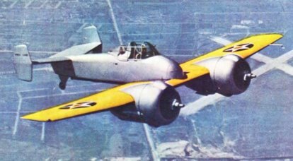 Deck fighter Grumman XF5F Skyrocket (USA)
