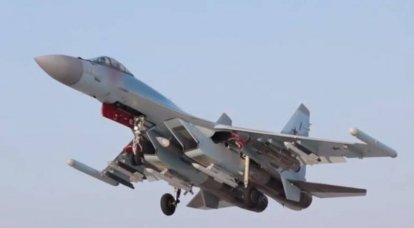 Минобороны РФ показало работу экипажей истребителей Су-35С в зоне спецоперации