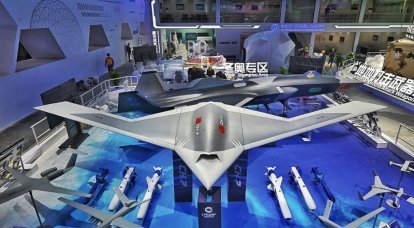 Drone furtivo chinês atualizado Caihong CH-2022 apresentado no Airshow China 7