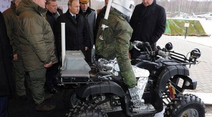 러시아에서는 전투 안드로이드를 "훈련"합니다.