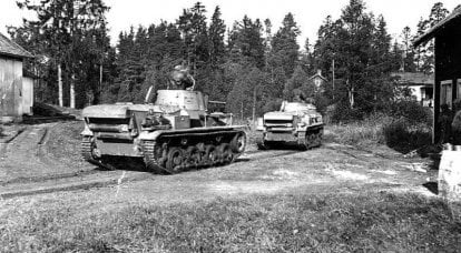 The first tanks of Sweden. Part II