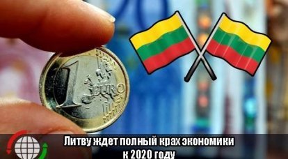 Litauen wartet auf einen vollständigen Zusammenbruch der Wirtschaft bis zum Jahr 2020