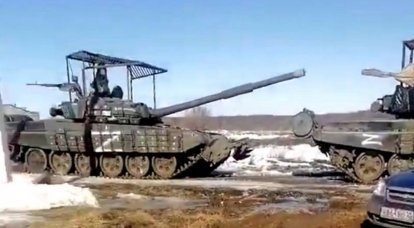 Tank "ellenzők" Ukrajnában