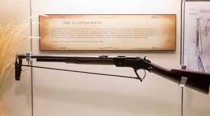 Experimental rifle and machine gun Browning Flapper (USA)