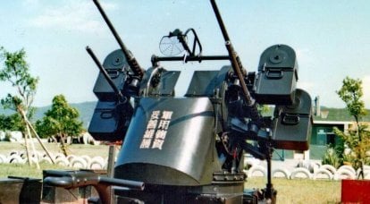 台湾の防空システム: 対空機関銃と砲兵設備