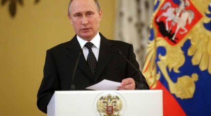 V.V. プーチン大統領はロシア連邦の高等軍事教育機関の卒業生らに演説した。