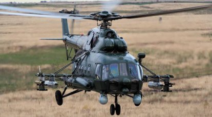 노보시비르스크 공군 기지 Mi-8AMTSH로 재무장 완료