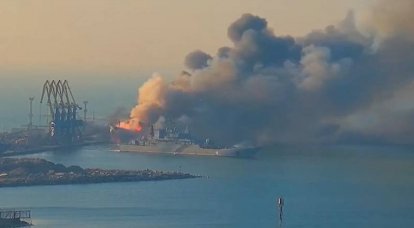 Sevastopolissa suuren Saratov-laivan menetys vahvistettiin Ukrainan vihollisuuksien aikana maaliskuussa 2022