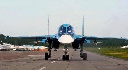 The Su-34 bomber regiment in the Far East was armed with X-35U anti-ship missiles