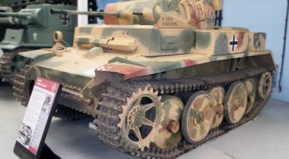 Fünf unbekannte Panzer aus dem Zweiten Weltkrieg. Teil von 2. Leichter Aufklärungspanzer "Lynx"