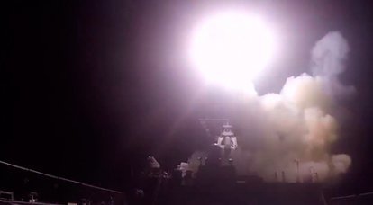 Кадры ракетных ударов США по Сирийской армии