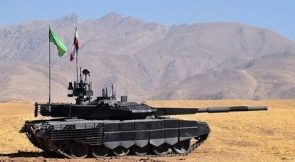 प्रदर्शनी में ईरान ने सोवियत T-72S . के आधार पर विकसित एक नया युद्धक टैंक कर्रार दिखाया